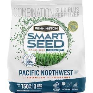 Smart Seed Pacific Northwest 3 lb. 750 sq. ft. Grass Seed and Lawn Fertilizer