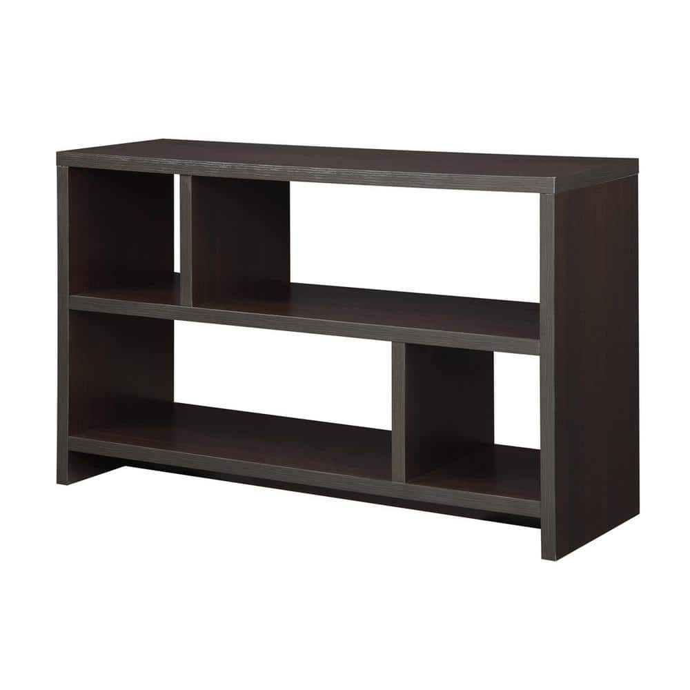 Espresso 48" MDF and Melamine TV Stand with Cabinet