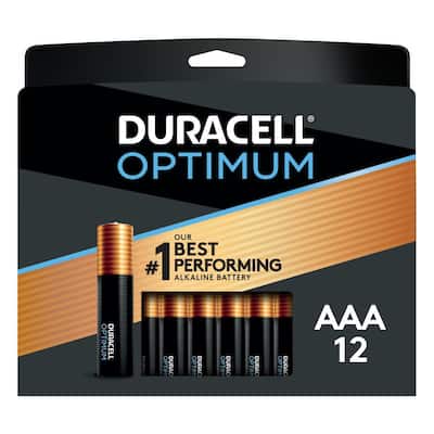 Optimum AAA Alkaline Battery (12-Pack)