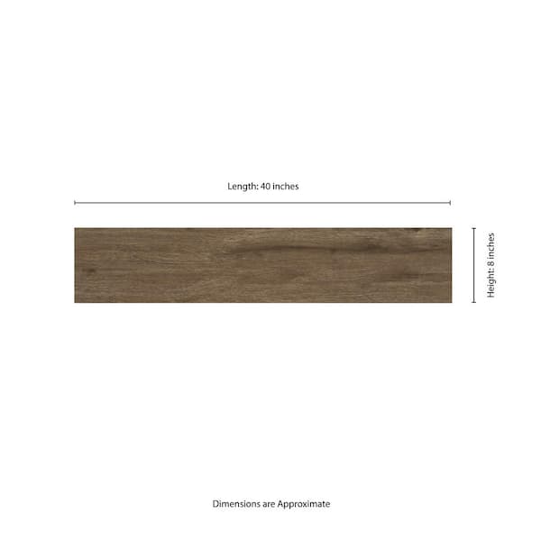 Celesta Nutmeg 8 in. x 40 in. Matte Ceramic Wood Look Floor and Wall Tile (566.1 sq. ft./Pallet)