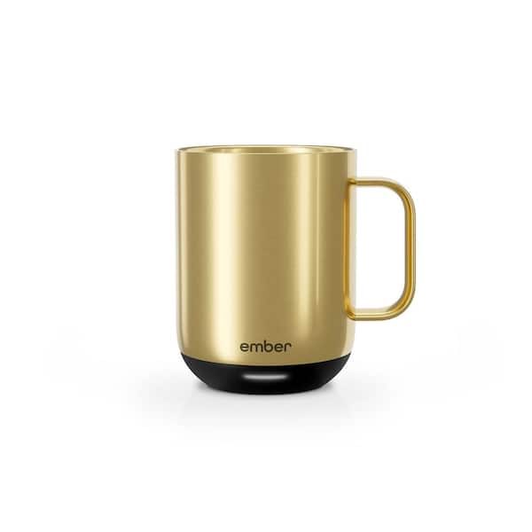 Unbranded Plastic Temperature Control Smart Mug 2,10 oz. Gold