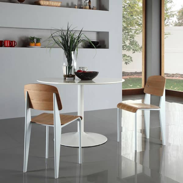 Natural White Cabin Dining Side Chair