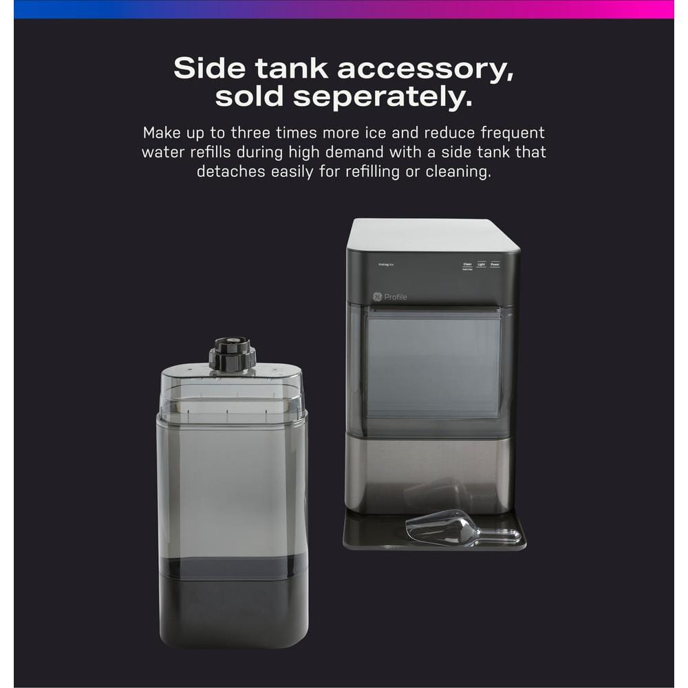 Stainless Steel Portable Countertop Nugget Ice Maker with WiFi