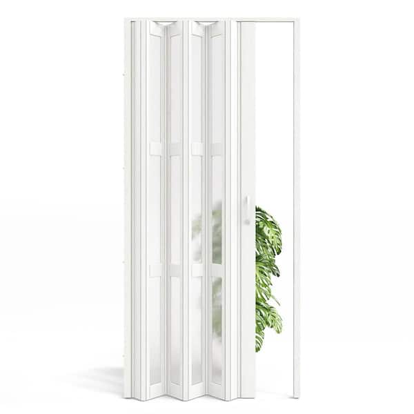 42 x 80 - White - Accordion Doors - The Home Depot