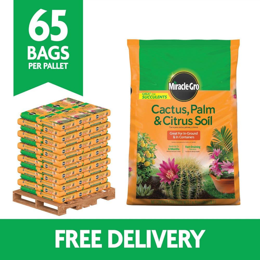 Miracle-Gro Cactus, Palm and Citrus Soil Pallet 65 cu. ft. For In