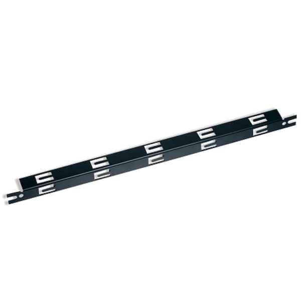 Cable Management Solutions Tie Wrap Bar, Black 49258-TWB