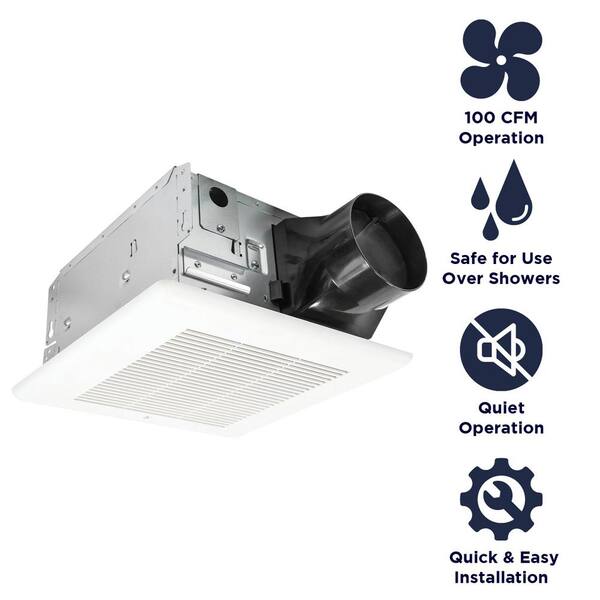 home depot quiet bathroom exhaust fans