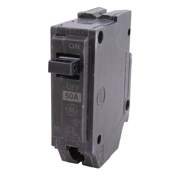 1-Pole 50-Amp Thick Series General Electric THQL1150 Circuit Breaker 