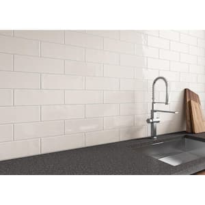 Citylights Crema Glossy 4 in. x 12 in. Glossy Ceramic Subway Tile (9.69 sq. ft./Case)