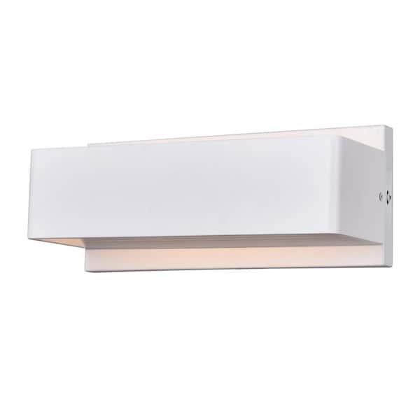 CWI Lighting Lilliana LED Wall Sconce With White Finish