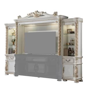 Vendome Antique Pearl Finish Entertainment Center Fits TV's up to 80 in. (TV stand not included)