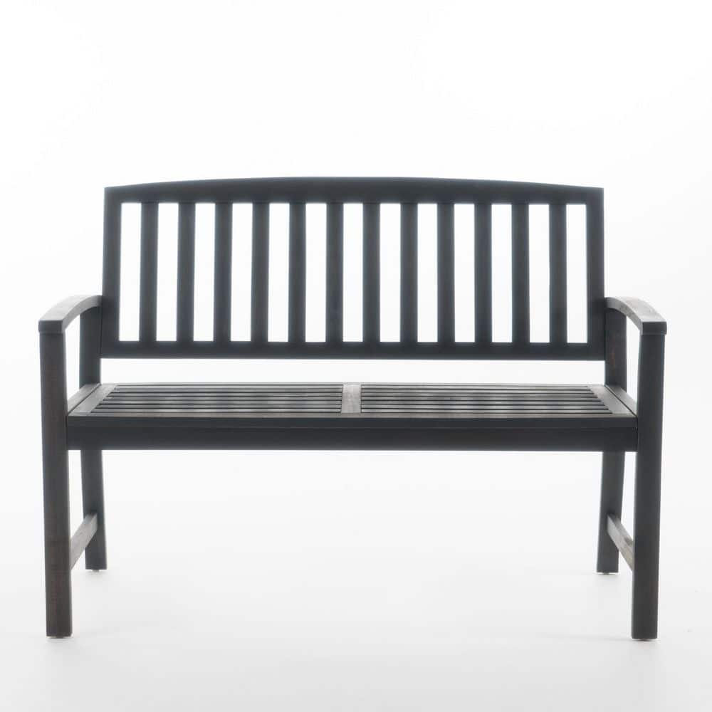 48 in. Acacia Wood Outdoor Bench, Dark Grey price history on PriceWatchPro