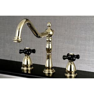 Duchess 2-Handle Standard Kitchen Faucet in Polished Brass