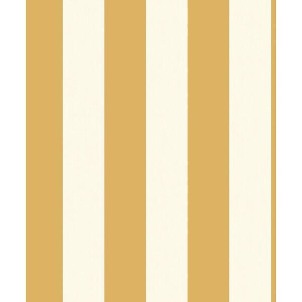 Fine Decor Tavish Yellow Stripe Non-Pasted Wallpaper Sample
