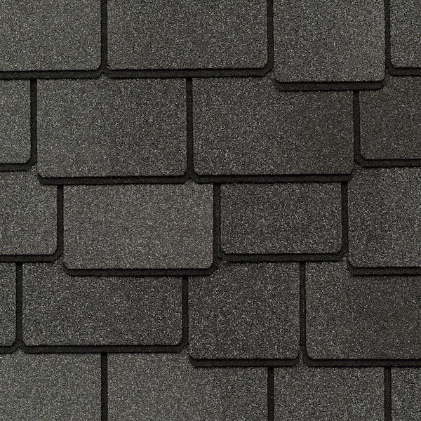 GAF Woodland Castlewood Gray Designer Laminated Architectural Shingles (25 sq. ft. per Bundle) (14-pieces)