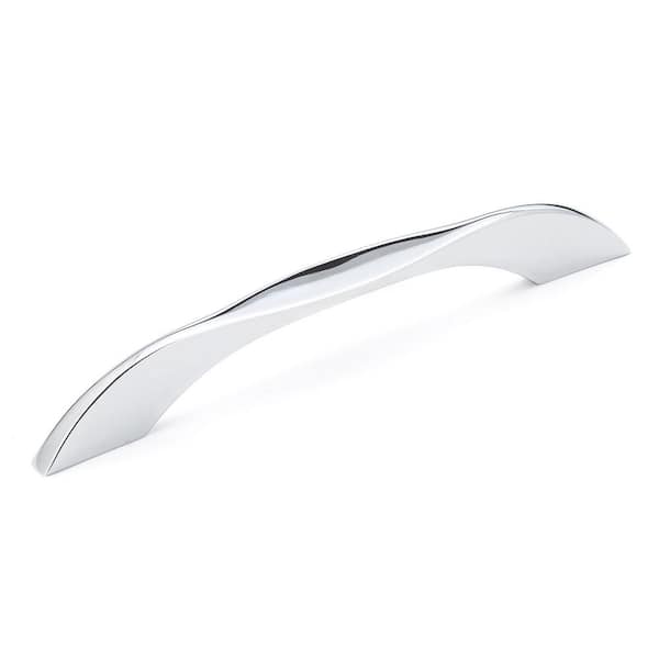 Richelieu Hardware Melrose Collection 5 1/16 in. (128 mm) Modern Chrome Cabinet Arch Pull