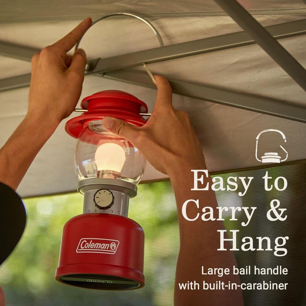 Coleman Classic Red 500 Lumens LED Camping Lantern