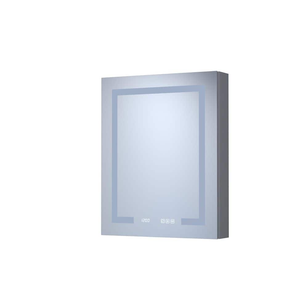24 in. W x 30 in. H Rectangular Aluminum Alloy Medicine Cabinet with Mirror price history on PriceWatchPro