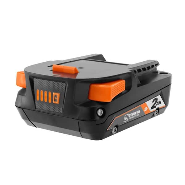 Ridgid R87044KN-AC86072B 18V Cordless High Pressure Inflator Kit with 2.0 Ah Battery, Charger, and USB Portable Power Source with Activate Button