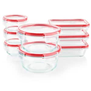 Total Solution® Pyrex® Glass 24-piece Food Storage Set