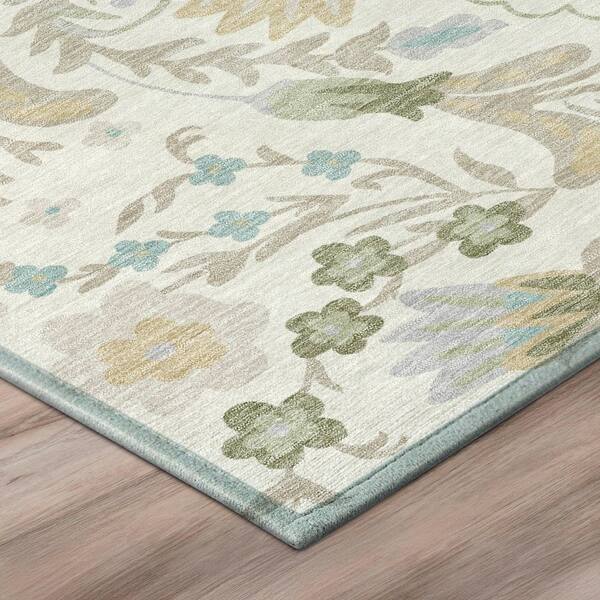 Chantille Machine Washable Indoor/Outdoor Abstract ACN3049 Ivory 2 ft. x 3 ft. Accent Rug