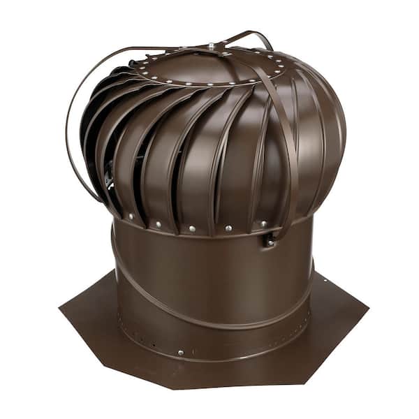 14 in. Brown Aluminum Externally Braced Whirlybird Wind Turbine 14 in. Brown Aluminum Externally Braced Whirlybird Wind Turbine