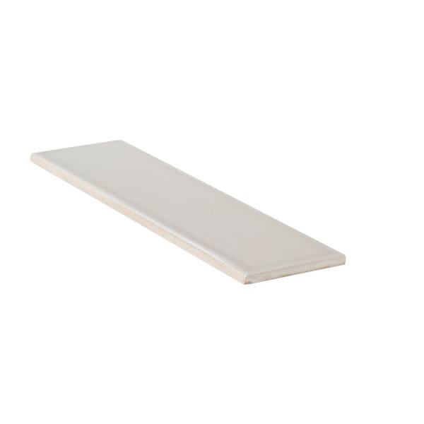 Jeffrey Court Weather Grey 3 in. x 12 in. Glossy Ceramic Wall Tile