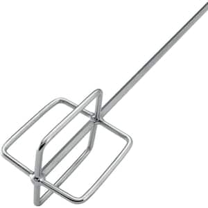 24 in. Professional Chrome-Plated Steel Thinset and Grout Mixing Paddle for Corded Drills