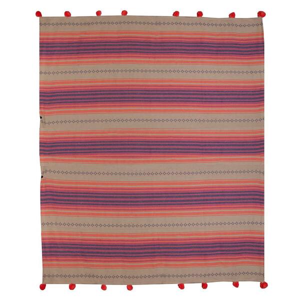 GAURI KOHLI Rodeo Multicolored Throw Blanket, 70 x 70