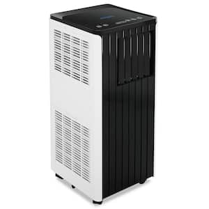 5,000 BTU Portable Air Conditioner Cools 250 Sq. Ft. with Dehumidifier and 2 Fan speeds in Black