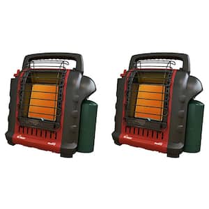 9,000 BTU Portable Buddy Camping, Job Site, Hunting Propane Gas Space Heater (2-Pack)