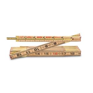 6 ft. x 5/8 in. Wood Rule Red End with 6 in. Slide Rule Extension