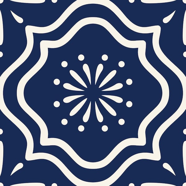 MI ALMA Blue B56 4 in. x 4 in. Vinyl Peel and Stick Tile (24-Tiles, 2.67 sq. ft./Pack)