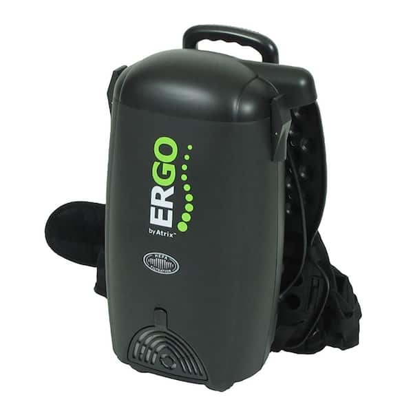 Atrix VACBP1 HEPA Backpack Vacuum Corded 8 Quart HEPA Bag 4 Level Filtration 