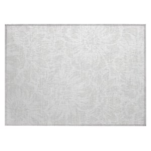 Chantille ACN551 Ivory 1 ft. 8 in. x 2 ft. 6 in. Machine Washable Indoor/Outdoor Geometric Area Rug