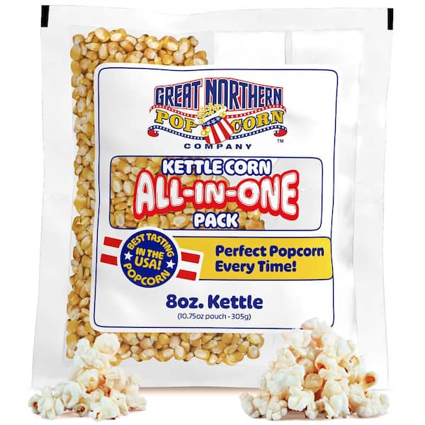GREAT NORTHERN 8 oz Kettle Corn Popcorn Packs 24-PK