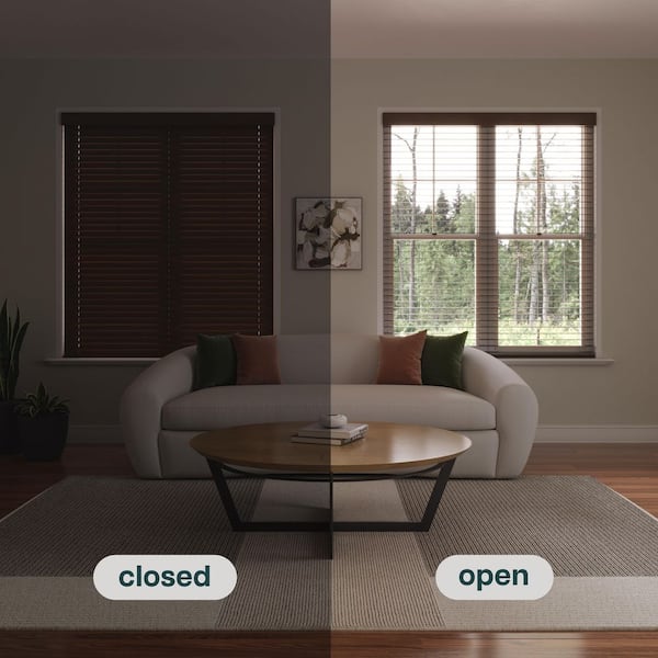 2 In. Cordless Wood Blinds