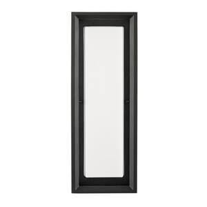 Wall Lantern Sconce Black with Color Changing Light Output Modern 1-Light LED Outdoor (1-Pack) Powered by Hubspace