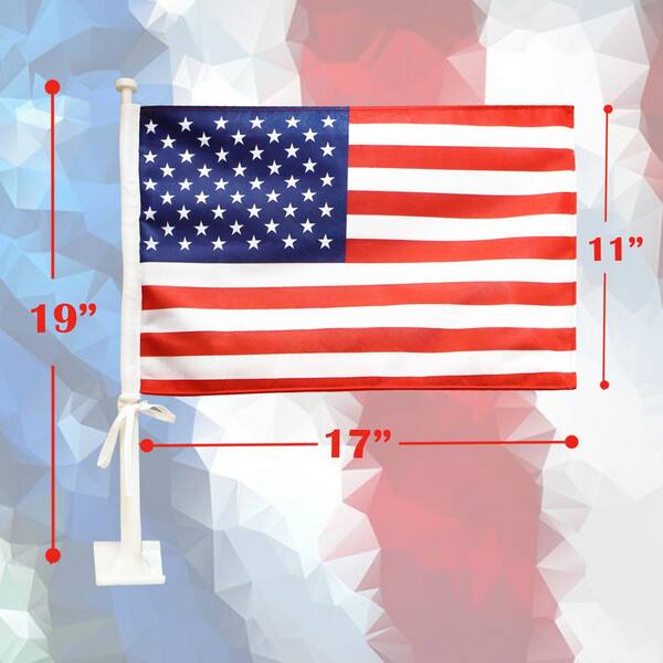 Flagpole Mount And American Flag, Design Your Own Small Garden Flag Double Sided