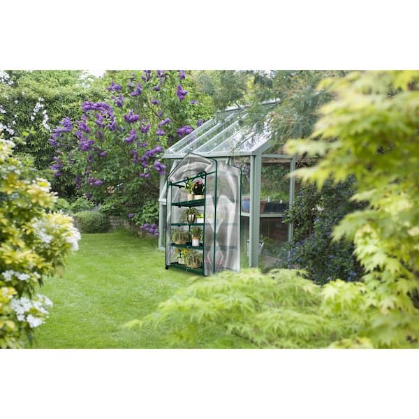 or Flowers In Any Season-Gardening Rack Renewed Home-Complete Mini Greenhouse-4-Tier Indoor Outdoor Sturdy Portable Shelves-Grow Plants Seedlings Herbs