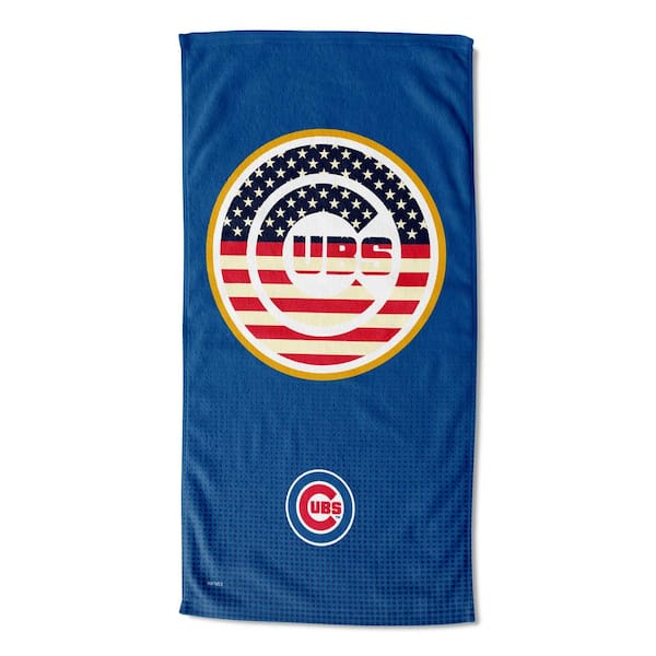 THE NORTHWEST GROUP MLB Multi-Color Cubs Celebrate Series Printed Cotton/Polyester Blend Beach Towel