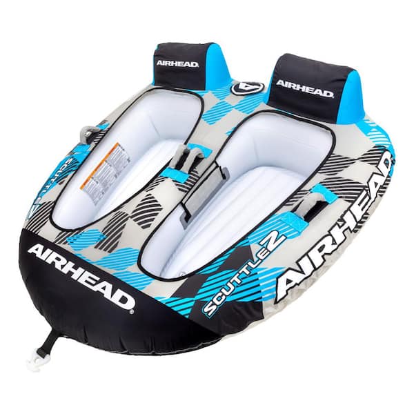 Airhead SCUTTLE 2-Rider Towable Tube-Blue/Black