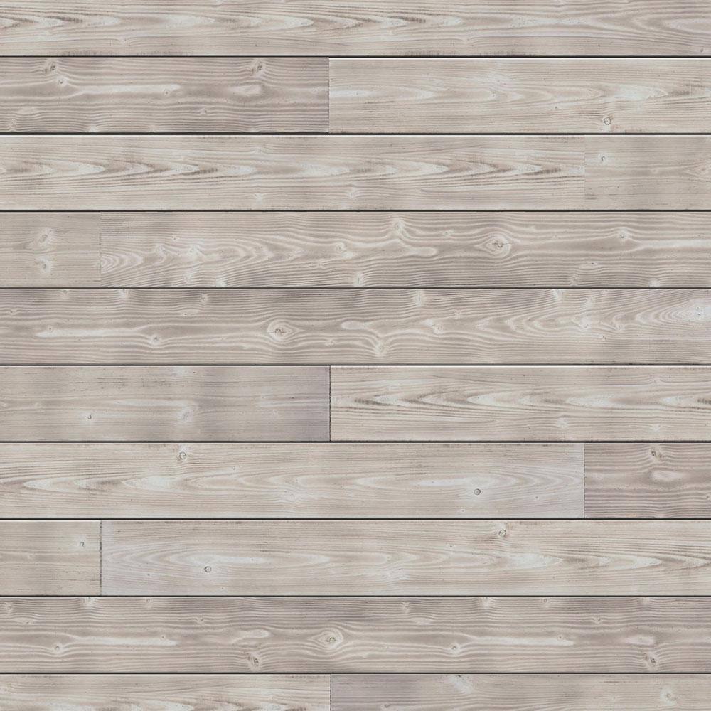 Distressed Smoke White Pine Shiplap Plank 6 ft. for Interior Accents