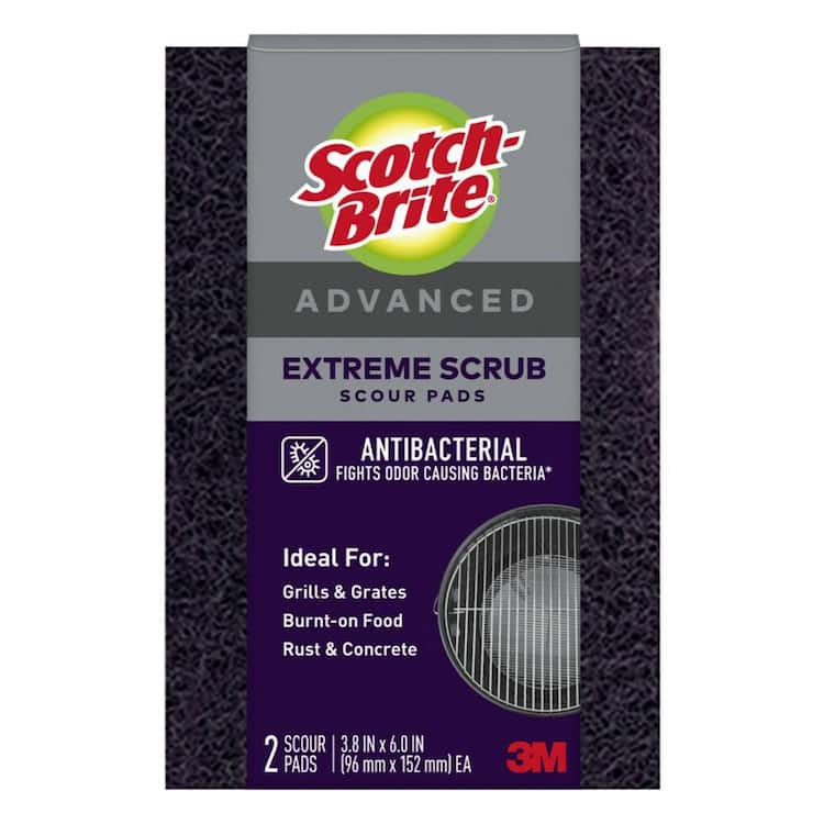 Scotch-Brite 4.4 in. x 2.5 in. Extreme Scrub Scour Pad (2-Pack)