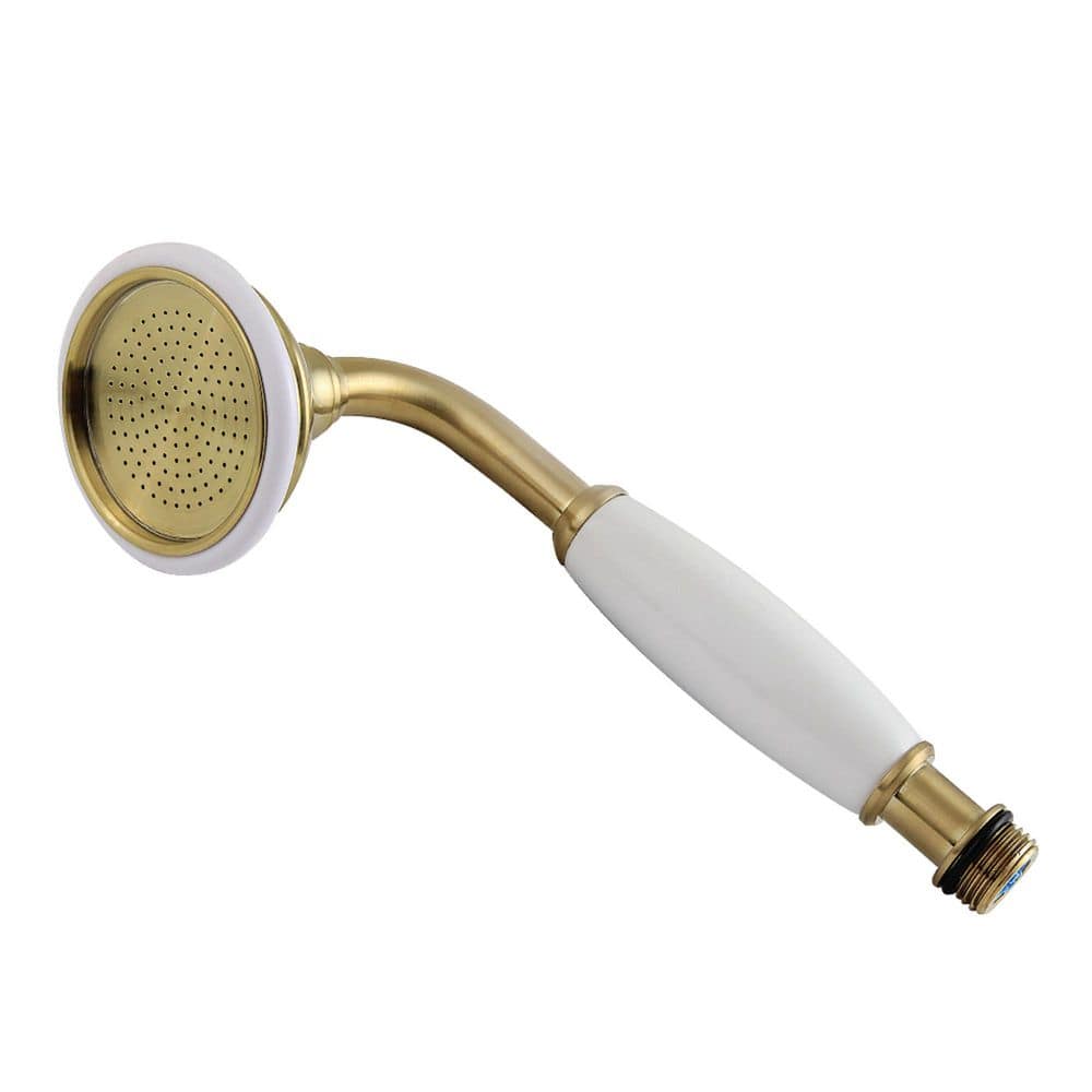 Elizabethan 1-Spray Wall Mount Handheld Shower Head 1.8 GPM in Brushed Brass price history on PriceWatchPro