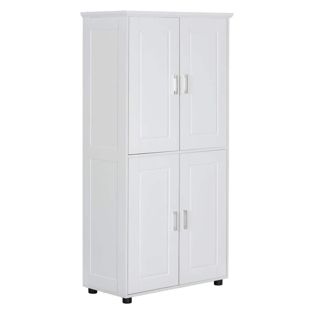 grossag 31.3 in. W x 15.6 in. D x 62.3 in. White Freestanding
