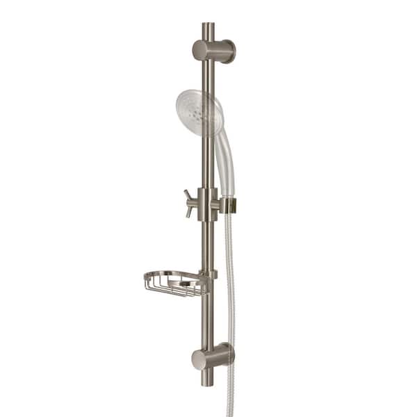 PULSE Showerspas 28 in. Adjustable Slide Bar Shower Panel