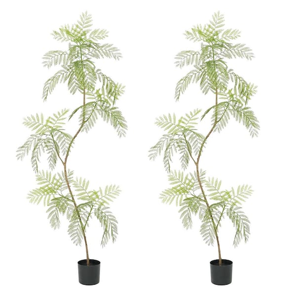 Garvee 2-Pieces 6. 5 ft. Artificial Jacaranda Trees For Home Indoor Decor