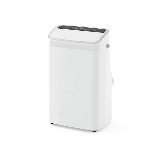 15000 BTU (DOE SACC) Portable Air Conditioner Cools 400 Sq. Ft. with Dehumidifier with Remote in white