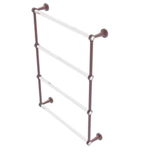 Pacific Beach 4-Tier 24 in. Ladder Towel Bar in Antique Copper